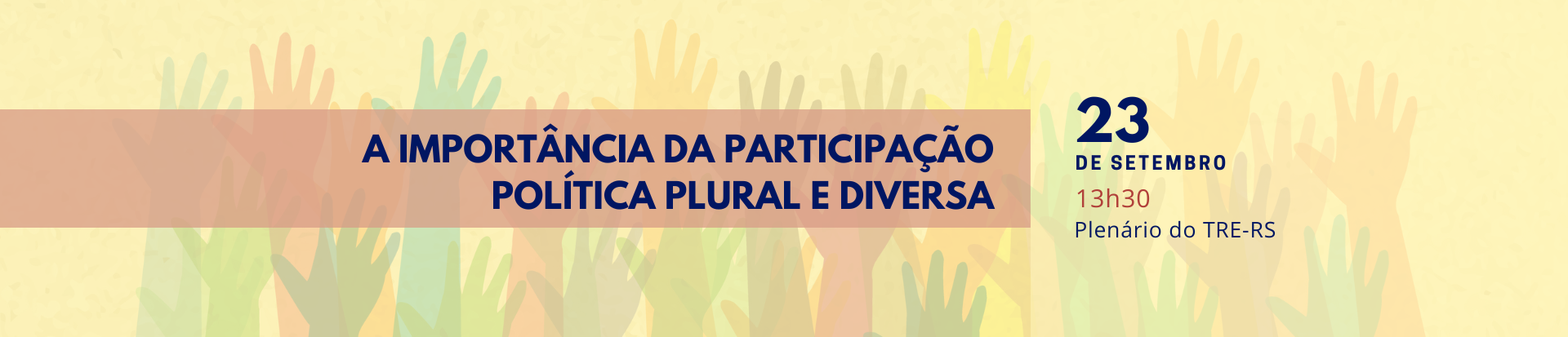 banner participação plural